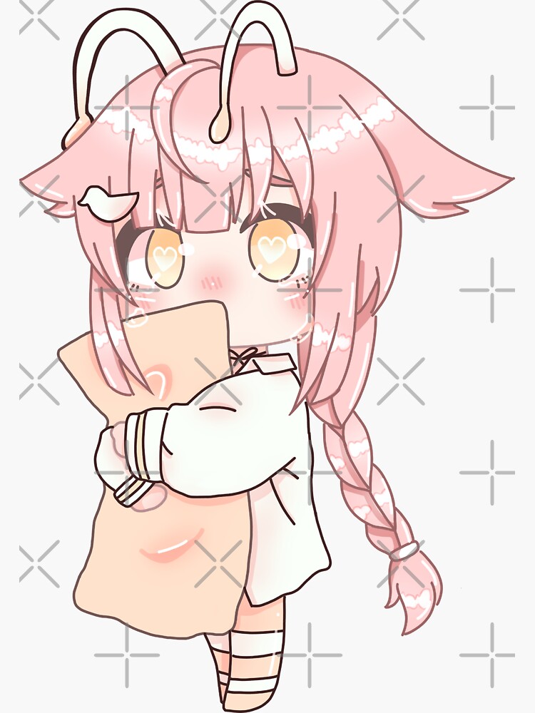 Cute Anime Girl - Gacha Edit Sticker for Sale by BambooBanana