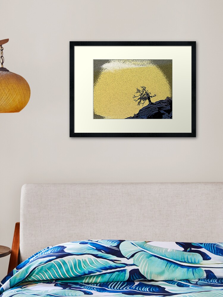Thumbnail 2 of 7, Framed Art Print, A Top a Rock designed and sold by JeffreyKimCarr.