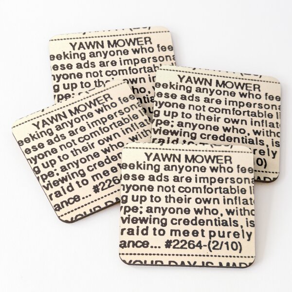 Item preview, Per$onal AD 4 companionship buy YaWNMoWeR (1993) designed and sold by YaWNMoWeR.