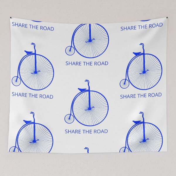 Item preview, Share The Road - Blue designed and sold by ryanwfraser.