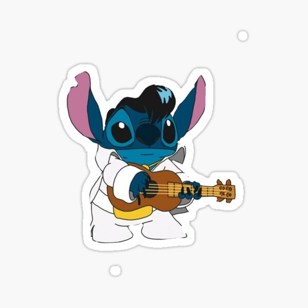 Lilo and Stitch Elvis and Priscilla Stickers 