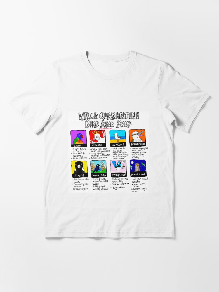 Alternate view of Which Quarantine Bird Are You?  Essential T-Shirt