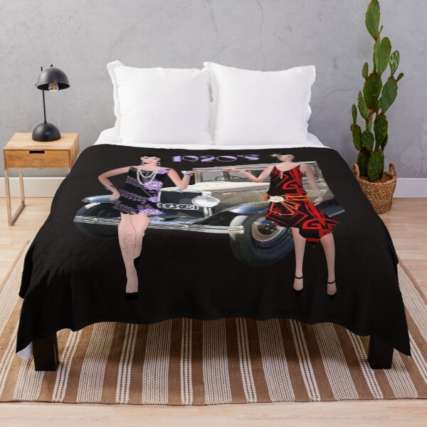 Item preview, Roaring Twenties Girls with a White 1920s Car designed and sold by joseech.