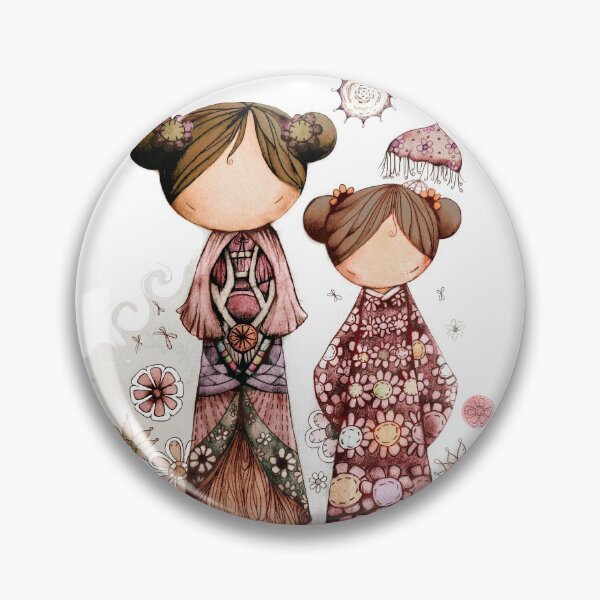 Item preview, Kokeshi Garden Geishas designed and sold by Karin Taylor.