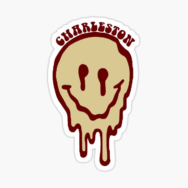 Item preview, College of Charleston Drip Face designed and sold by kkosmicki.