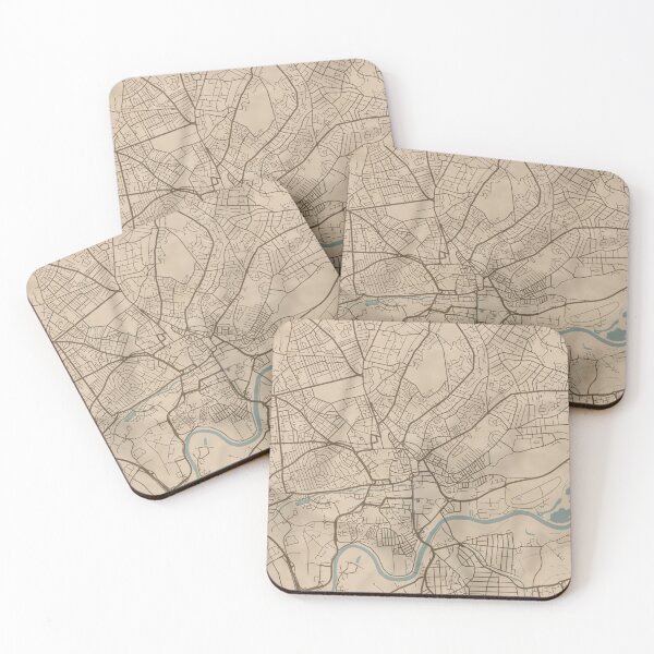 Item preview, Nottingham Sepia Map designed and sold by CPTVDesign.