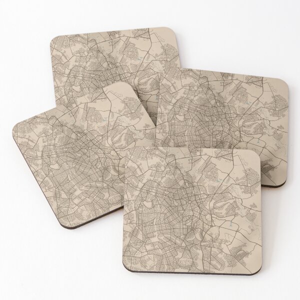 Item preview, Goiania Sepia Map designed and sold by CPTVDesign.