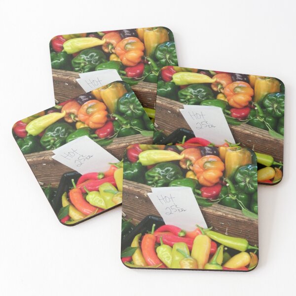 Item preview, Pimientos picantes coloridos de Courtney Hatcher designed and sold by cghatcherart.