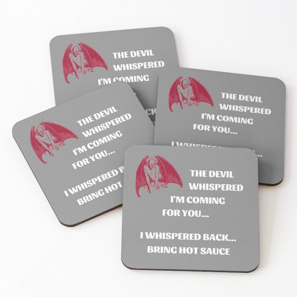 Item preview, Devil Whispered I Whispered Bring Hot Sauce - White designed and sold by ryanwfraser.