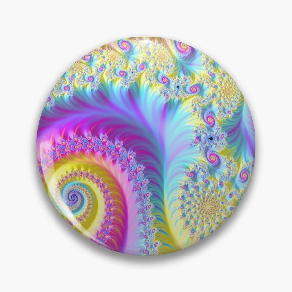 Item preview, Yellow Double Spiral Fractal designed and sold by Xander Mensah.