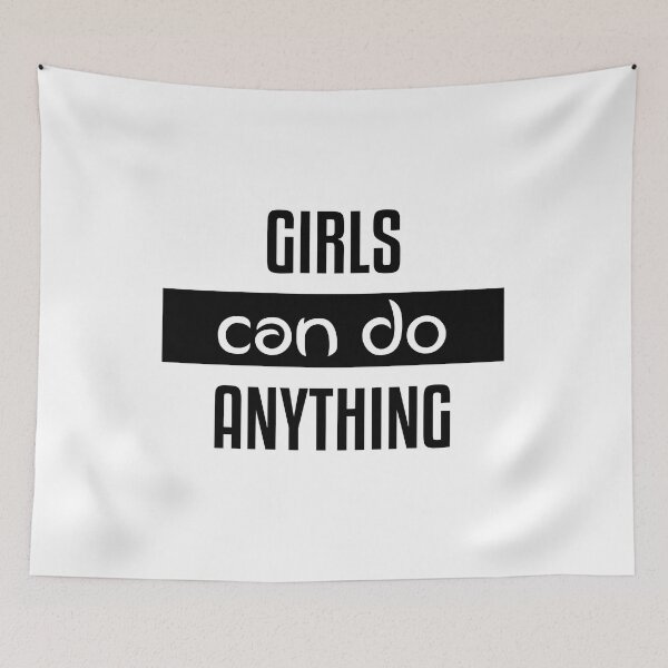 Item preview, Girls Can Do Anything designed and sold by orangedesigns49.