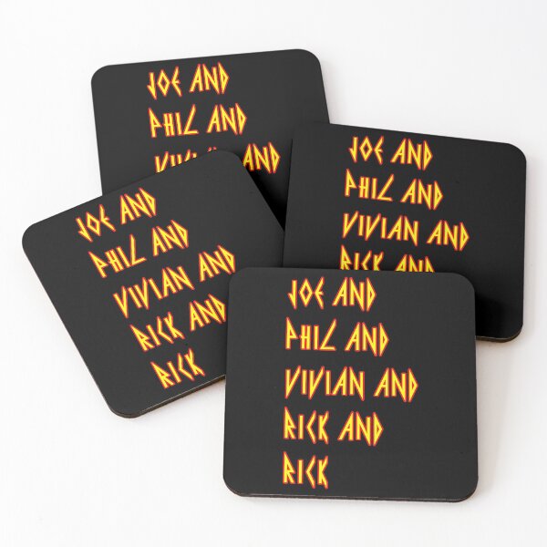 Def Leppard Lineup Coasters (Set of 4)