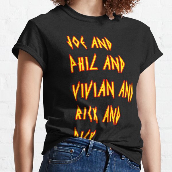 Def Leppard Lineup Classic T-Shirt