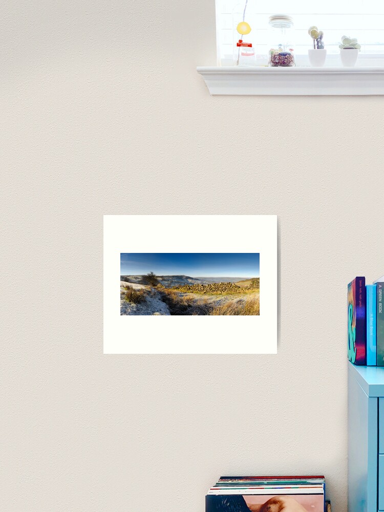 Thumbnail 2 of 3, Art Print, Towards Lund's Tower, above Sutton-in-Craven designed and sold by sjbowen.
