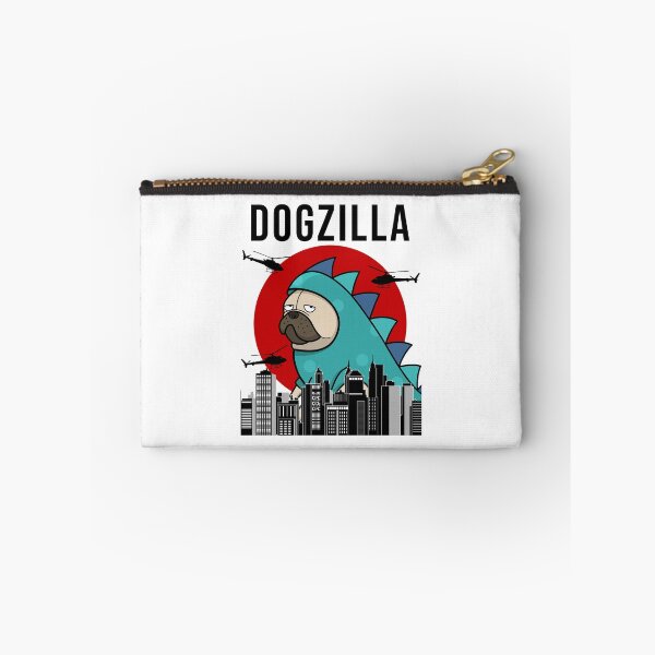 Item preview, Pug Dogzilla Funny Dog Japanese designed and sold by Funny Shirts Matter.