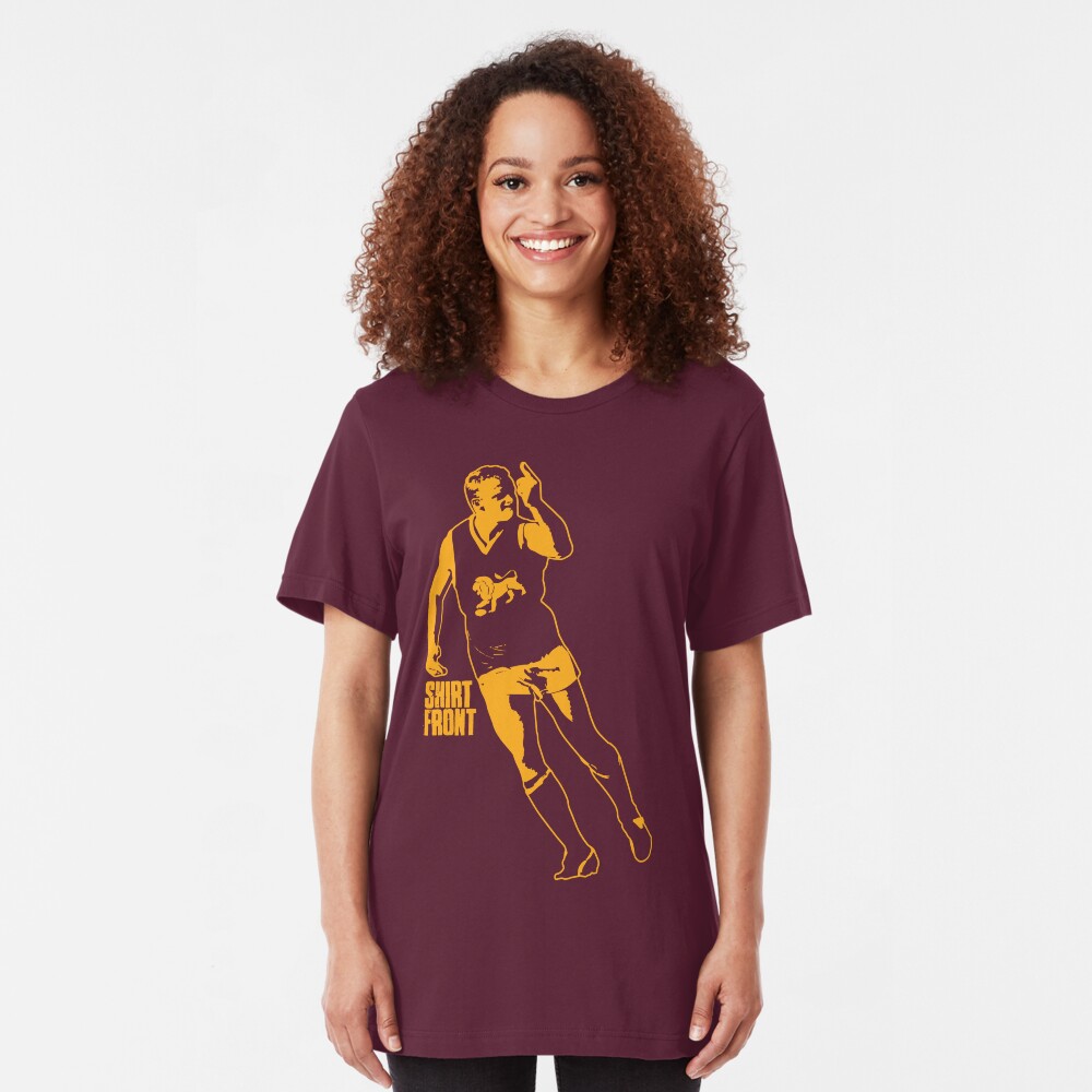 The Boss: Maroon Slim Fit T-Shirt