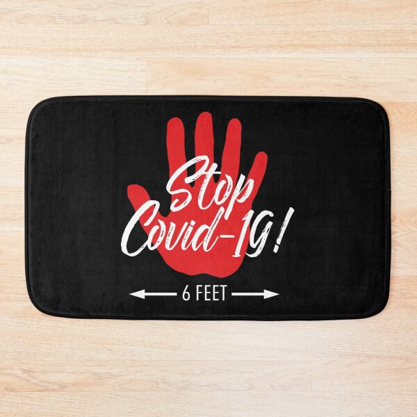 Item preview, Stop Covid-19, keep six feet distance designed and sold by 12points.