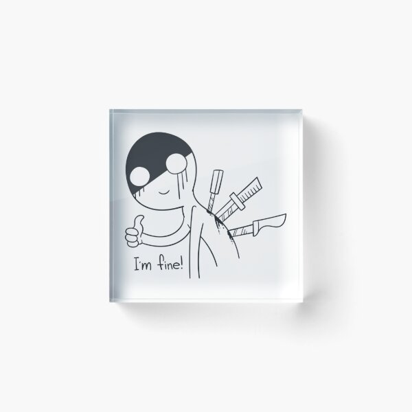 Item preview, I'm Fine designed and sold by lalaynahop.