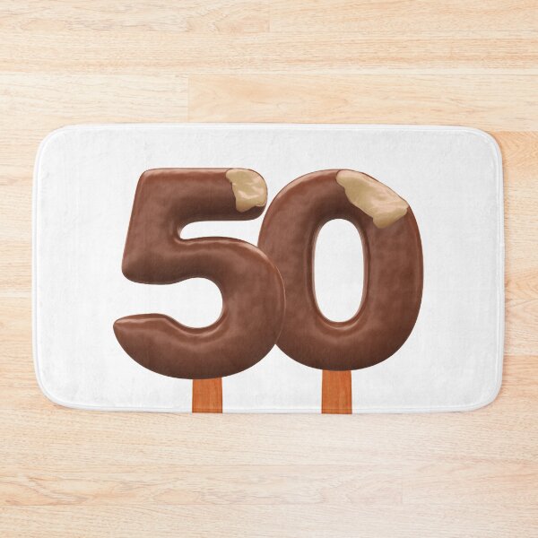 Item preview, 50 Ice Cream Fifty Number 3d Chocolate designed and sold by HelloFromAja.