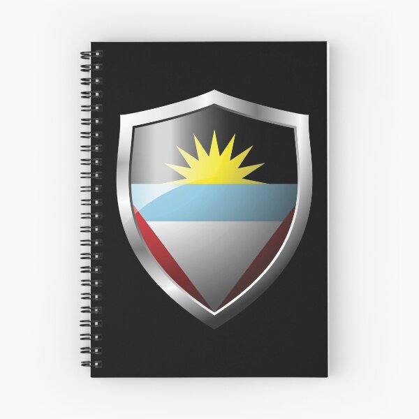 Item preview, Strong Antigua and Barbuda Flag Shield Country designed and sold by HelloFromAja.