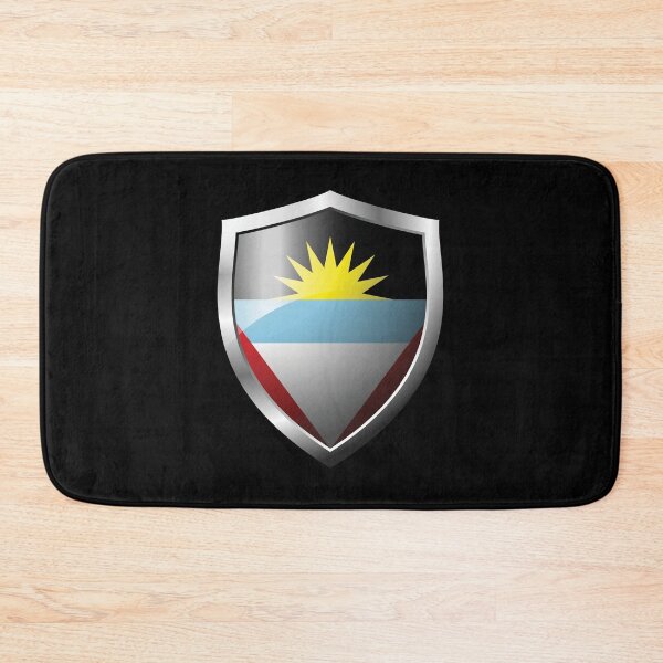 Item preview, Strong Antigua and Barbuda Flag Shield Country designed and sold by HelloFromAja.