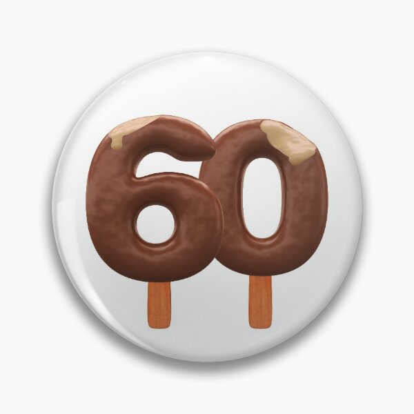 Item preview, 60 Ice Cream Sixty Number 3d Chocolate designed and sold by HelloFromAja.