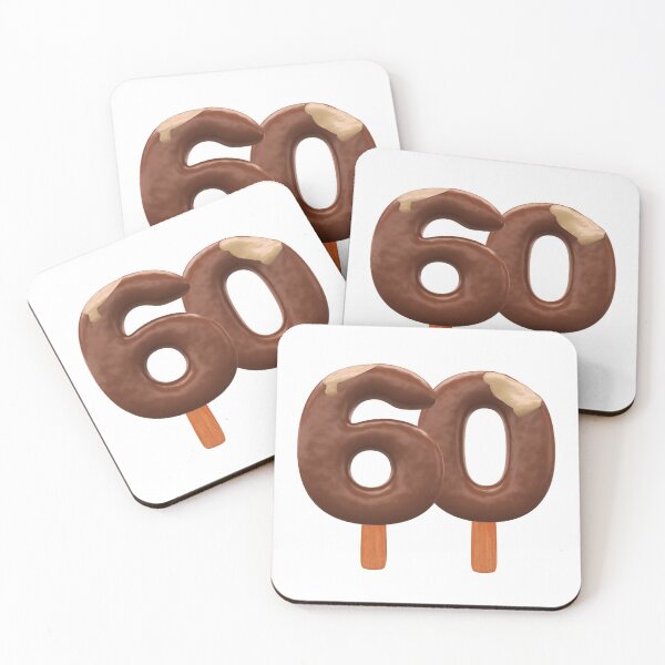 Item preview, 60 Ice Cream Sixty Number 3d Chocolate designed and sold by HelloFromAja.