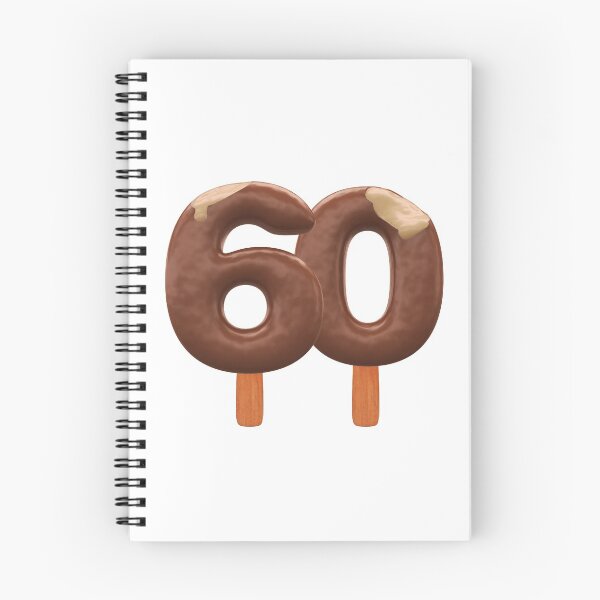Item preview, 60 Ice Cream Sixty Number 3d Chocolate designed and sold by HelloFromAja.