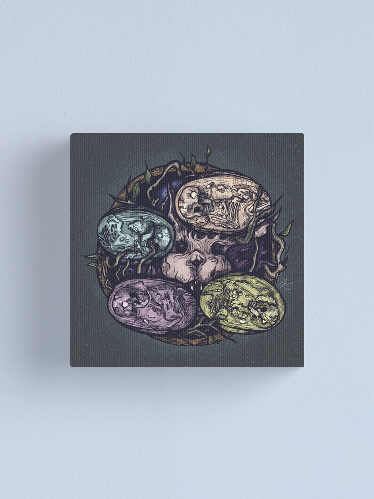 Alternate view of easter. Canvas Print