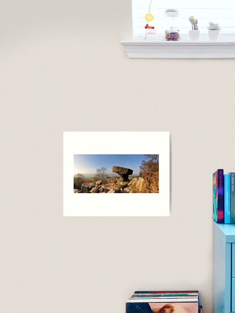 Thumbnail 2 of 3, Art Print, Mushroom, Brimham Rocks designed and sold by sjbowen.