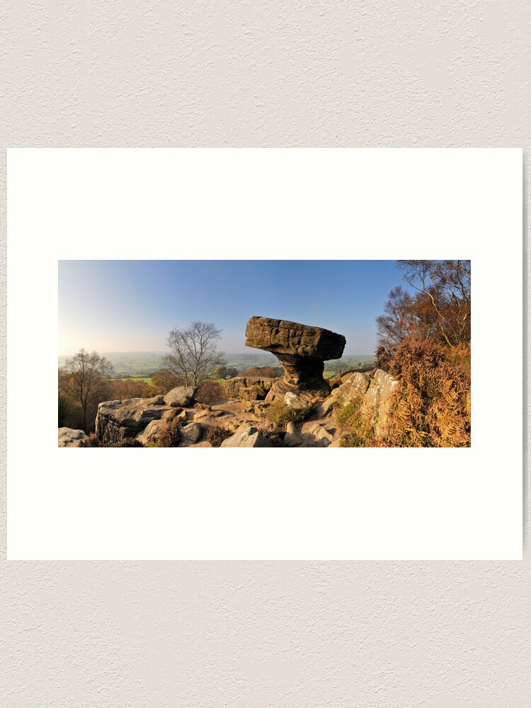 Thumbnail 1 of 3, Art Print, Mushroom, Brimham Rocks designed and sold by sjbowen.