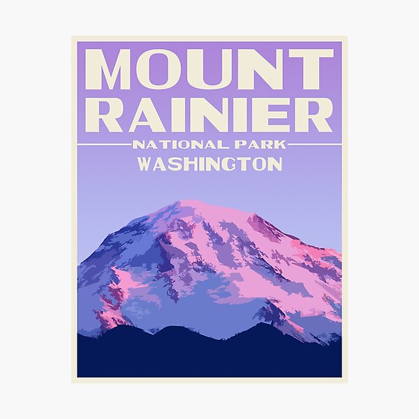 Mount Rainier Photographic Print