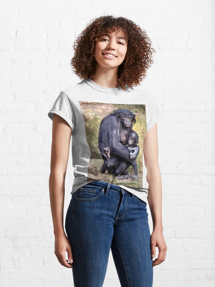 Discover Bonobo and Her Baby Classic T-Shirt