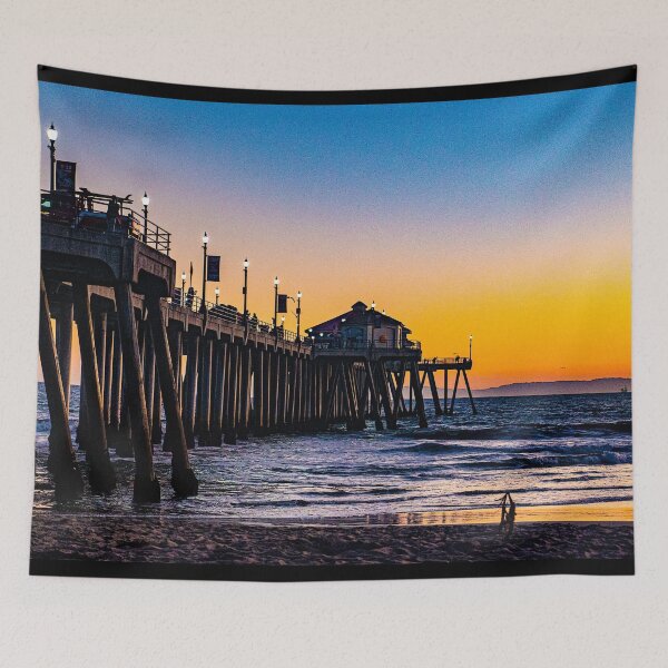 Item preview, "Huntington Beach Pier 01" Image by Rich AMeN Gill designed and sold by RichAMeNGill.