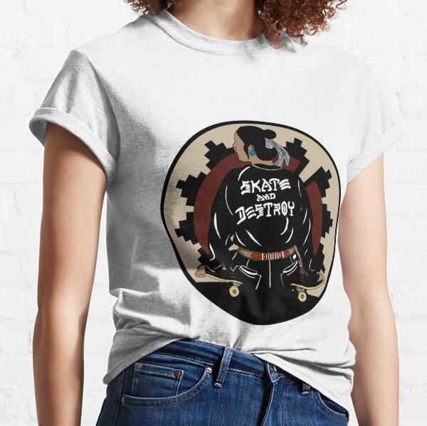 Summer Streetwear T-shirts Doodle Destruction Art Graphic Tee