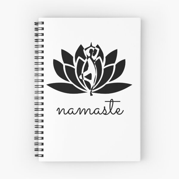 Item preview, Yoga Namaste Position (bl) designed and sold by Puji Designs.