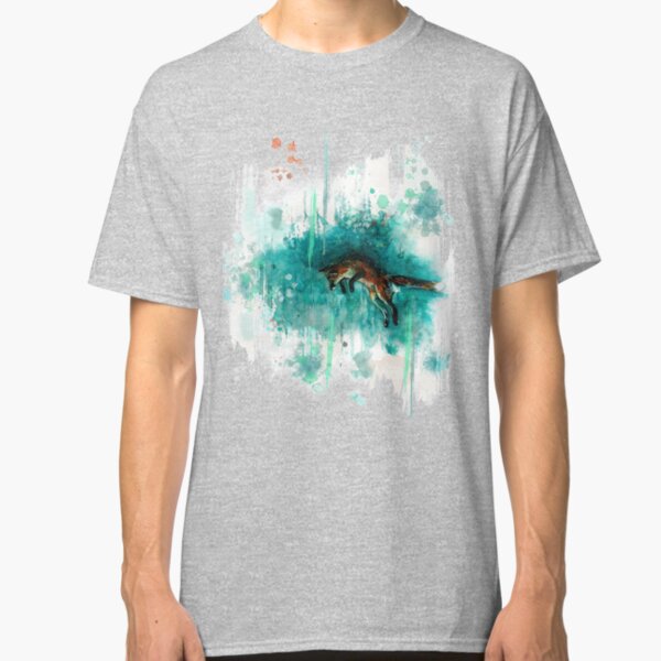 The FOX - jump for joy | Aquarell Classic T-Shirt
