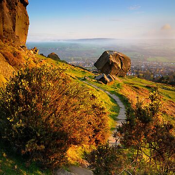 Artwork thumbnail, First Light at The Cow and Calf by Simon Bowen