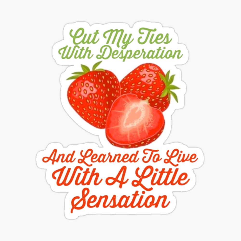 Cut My Ties With Desperation And Learned To Live With A Little Sensation Greeting Card By Freakyferry Redbubble