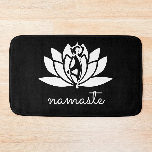 Item preview, Yoga Namaste Position (wt) designed and sold by Puji Designs.