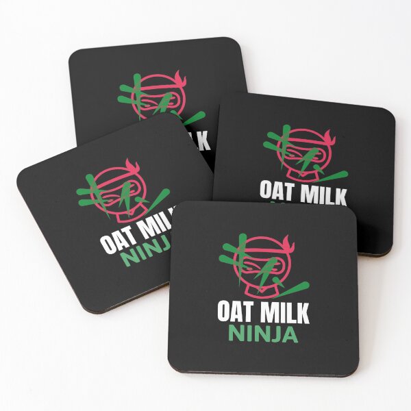 Item preview, Oat Milk Ninja - Vegan vegetarian unique gift designed and sold by Radu Matei.