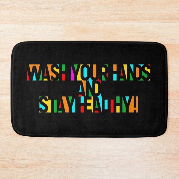 Item preview, Wash your Hands and Stay Healthy! – Multicolor - Fight the Epidemic designed and sold by Hell-Prints.