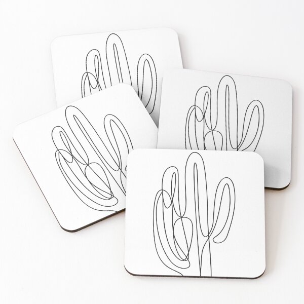 Item preview, Line Art Saguaro Cactus designed and sold by GBREAL01.