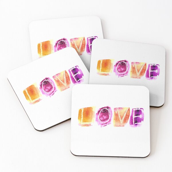Item preview, Beautiful Love Watercolor Design, Artistic Love Watercolour Design, Abstract Love Watercolor Art Prints, Love Design, Love designed and sold by RedBoyShop.