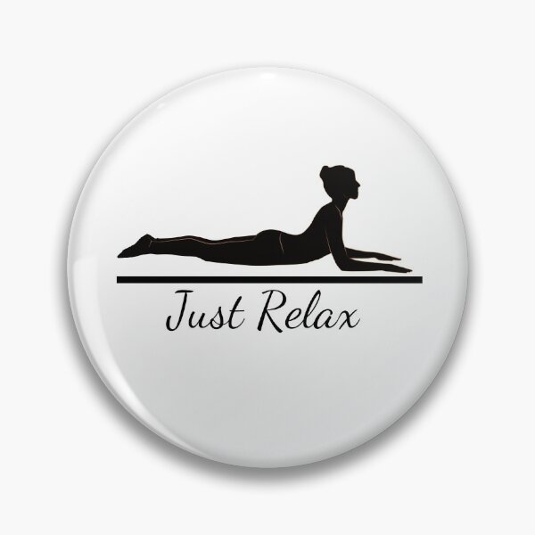 Artikelvorschau, Entspanne einfach die Yoga-Position (bl) entworfen und verkauft von Puji Designs.