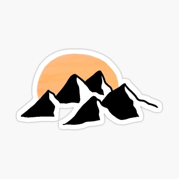 Mountains Sticker
