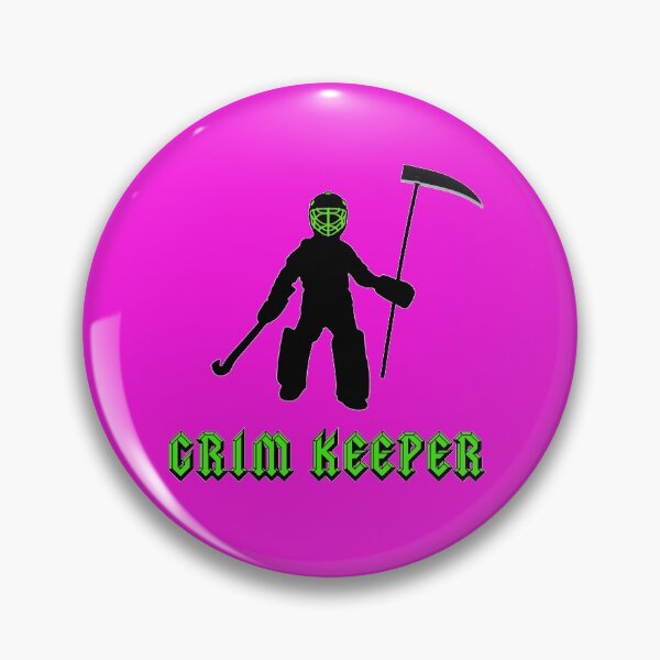 Item preview, Grim Keeper! Funny Field Hockey Goalkeeper Design! designed and sold by 7tee.