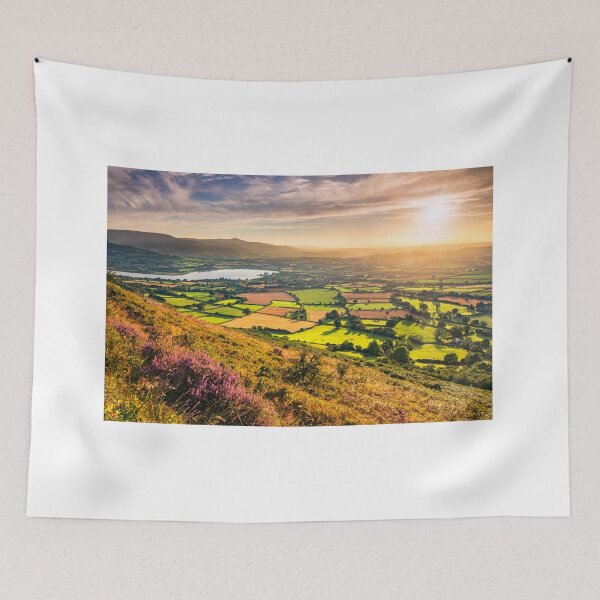 Item preview, Llangorse Lake from Mynydd Llangorse designed and sold by Dan Santillo.