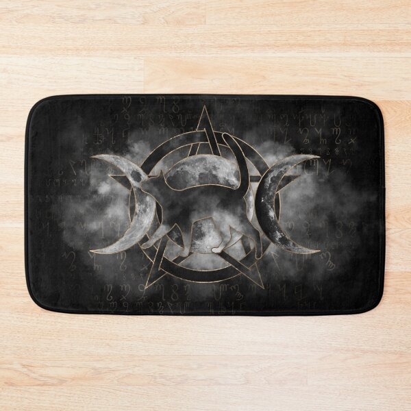 Item preview, Triple Moon - Black cat designed and sold by k9printart.