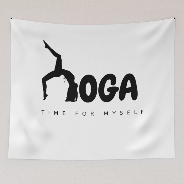 Item preview, Yoga Time for Myself (bl) designed and sold by Puji Designs.